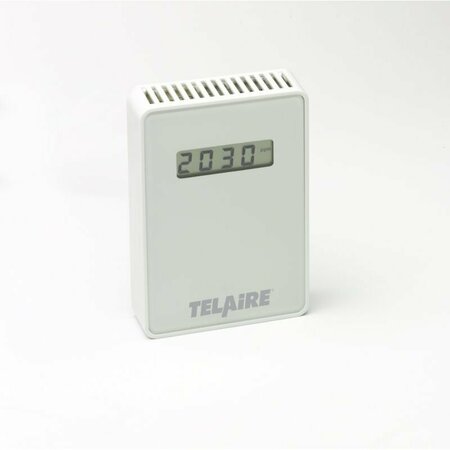 TELAIRE VENTOSTAT WALL MT TRANSMITTER W/DISPLAY, 1CH CO2, ACTIVE HUM/TEMP, CURRENT/VOLTAGE, 0-2K PPM T8100-HD